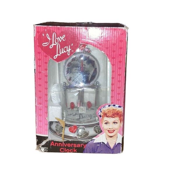 NWT New in Box I Love Lucy Anniversary Vtg Collectible Decorative Standing Clock - Picture 1 of 6